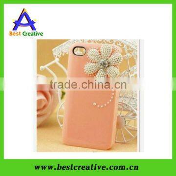 color housing for iphone 4 case flower 4g case