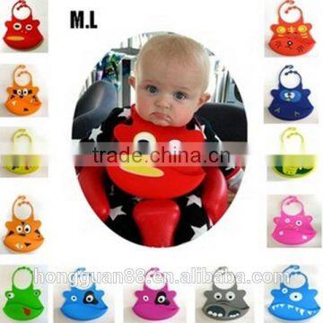 New design easy cleaning silicone baby bib