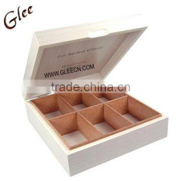 100% Natural Wood Tea Box Bamboo Box Wooden Tea Box