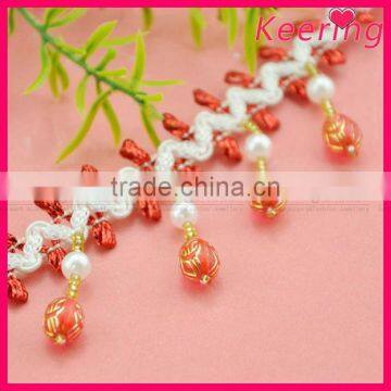 wholesale decorative beaded fringe trim for curtain WTP-1297