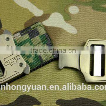 Digital Woodland Camouflage Metal Buckle High Strength Military Tactical Combat Belts photo-4