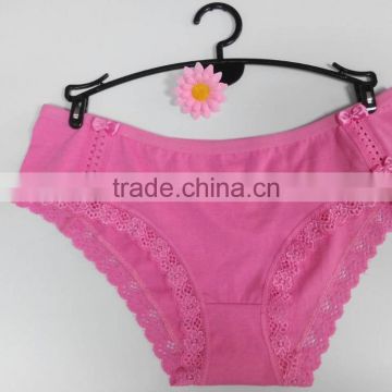 Free sample Lace low-waisted thermal Sexy girl panty cotton Underwear for adult woman