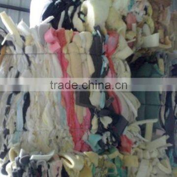 Furniture / mattress foam scrap PU foam scrap bra foam scrap( pure colour &Mix colour)