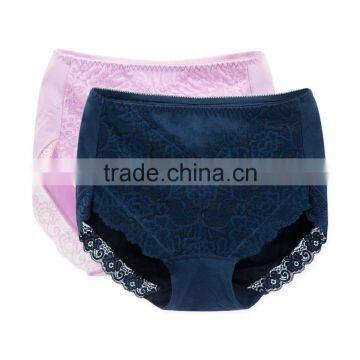 Professional Factory Custom High Quality 95% Cotton 5% Spandex with Lace Sexy Fancy Woman Underwear