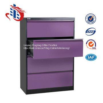 High Quality Office Furniture 4 Drawer Metal File Cabinets photo-3