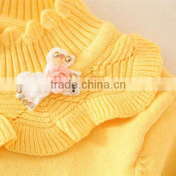 Infants Girls' Long Sleeve Kid Sweater,banana Yellow Sweater Designs for Toddlers,baby Sweater Design With Wholesale Prices photo-3