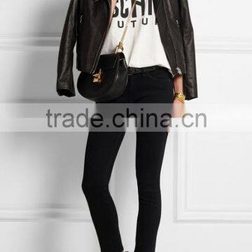 Oversized White Printed Cotton Print T-shirt for Sale photo-2