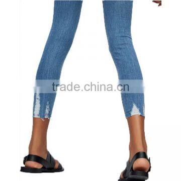 Wholesale Ladies Capri Jeans Ladies Tight Jeans Fashion Woman Apparel photo-5