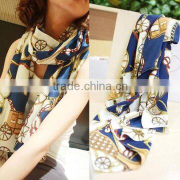 Fashion Women's Wheel Pattern Chiffon Type of Scarf for Women 13420