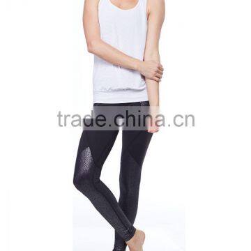 Gym Workout y Back White Stringer Tank Top Women photo-4