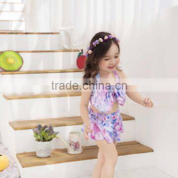 S60571B 2017 New Design Girls Princess Bikinis Bowknot Swimmwear photo-3