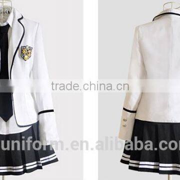 Juqian 2016 Wholesale Custom Colours School Skirt Suits Korean High School Uniforms Sets photo-5