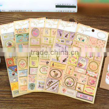 Pearl Paper Sticker Custom Cheap Postage Stamps Sticke With Gold Stamp Adhesive Sticker for Decoration photo-4