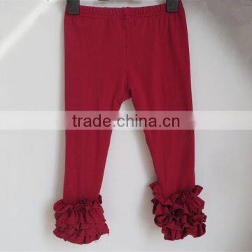 Wholesale Girls Ruffle Legging Pants Baby Children Cheap Ruffle Knit Winter Icing Legging Pants QL-177 photo-5