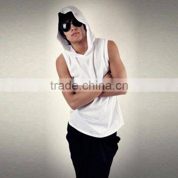 Polyester & Cotton Men Athletic Tank, Different Size for Choice, Solid, More Colors for Choice, Sold By PC photo-3