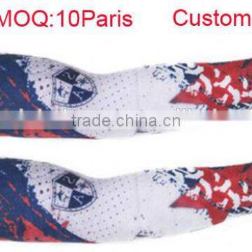 Best Selling Custom Sublimation Cool Soccer/basketball Sport Arm Protection Warmers Arm Sleeve photo-3