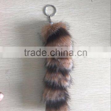 Wholesale fox tail American raccoon tail fur tail pendant whole