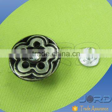 Rhinestone Jean Button for Jacket Polished Shine Bright Metal Button for Jeans 12years Experience photo-3