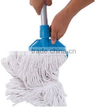 Cheap washable mop easy washing easy take off mop head Cotton Deck Mop steel handle mop