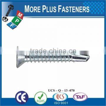 Made in Taiwan Steel Material High Quality PHIL Drive Flat Head Patta Milti Self Drilling Screws photo-2