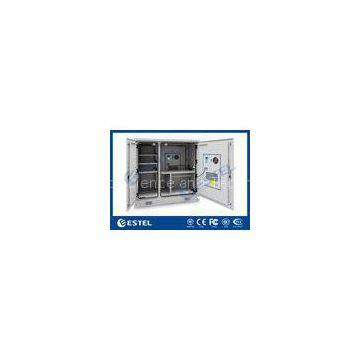 Two Bays Outdoor Telecom Cabinet Equipment Anti-Corrosion Powder Coating