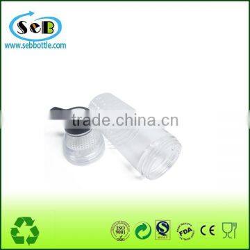 Clear Easy Carry Plastic Water Botte With With Filter , Tea Bottle , Drinking Bottle photo-3