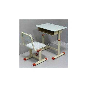 Mold Plate Single Height Adjustable School Desk