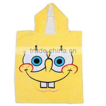 100% cotton kids towel with hood