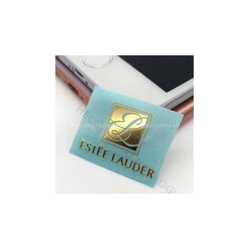 customize made gold logo sticker gold plating logo nameplate