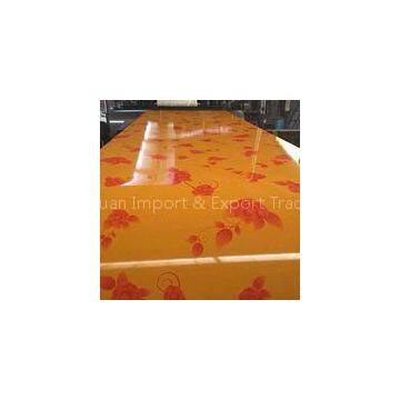 Color galvanized Print-coating plate