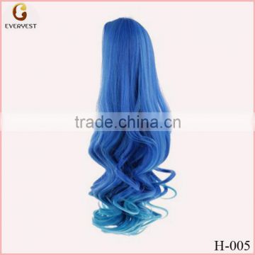 Sky Blue Color wholesale doll wig for american girl doll