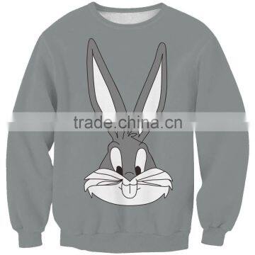 Plain cartoon women hoodies sweatshirt