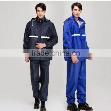 breathable polyester rain coat