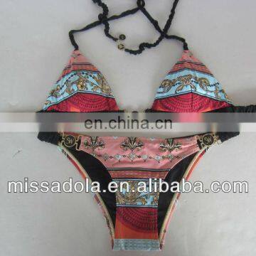 Sexy Elastic Strap two pieces swimwear /Bikini Trade Assurance supplier