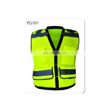 High Visibility reflecting safety soft work clothing