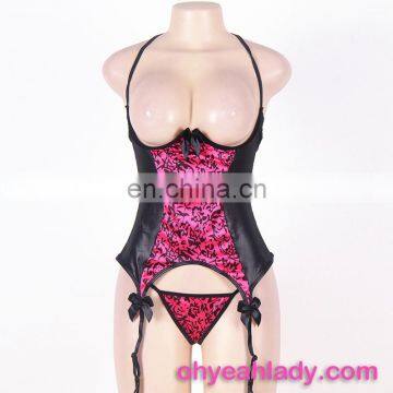 Cupless Bustier Women Sex Wear Hot Nighty America photo-6