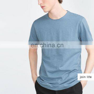 100% cotton mens round neck wholesale blank tshirt