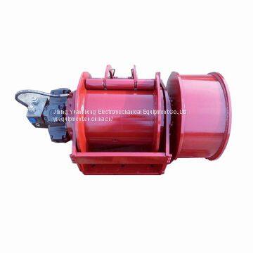 Hot sale crane hydraulic winch with wire rope for sale