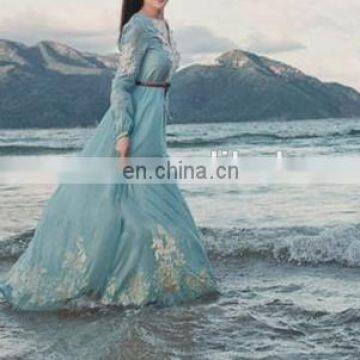 New Trendy Casual Muslim Long Dress photo-3