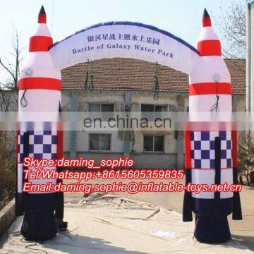 Customized Inflatable Rocket Arch Entrance for Outdoors Advertising photo-2