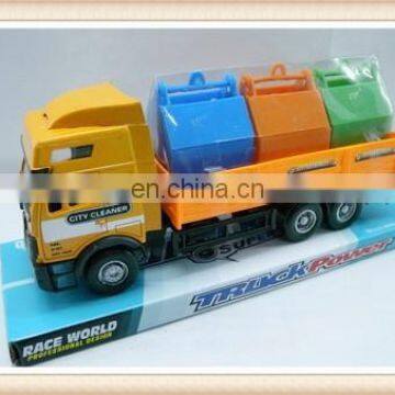 plastic utility track vehicle city cleaning truck toy