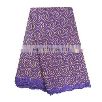 High quality swiss cotton lace fabric/Swiss voile lace in switzerland No.LS41200198