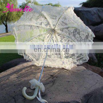 A0207 Ivory Lace Umbrella for Wedding