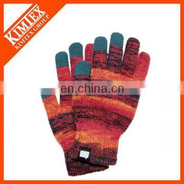 Ladies winter gloves, made of acrylic/spandex