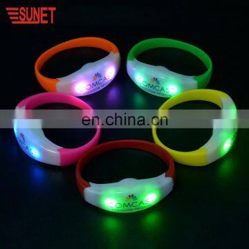 2018 SUNJET Best Selling New Product Rf Controlled Led Wristband