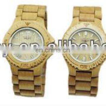 Luxury Designer Double Movement led Watch Wooden Watch