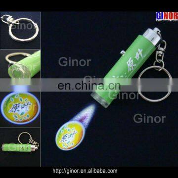 LED plastic projector flashlight