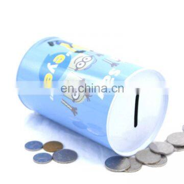 Custom Cylindrical Iron Coin Bank Tin Cans Wholesale photo-3
