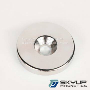 Customer Customized Permanent N52 Ndfeb Neodymium Rare Earth Magnet Neodymium Magnet With Screw Hole photo-3