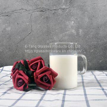 Wholesale OEM ODM Customized Free Sample China Reusable Glass Cup for Coffee And Tea